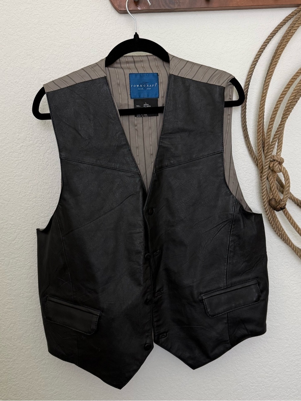 Towncraft Blue Label with Black Leather Trim